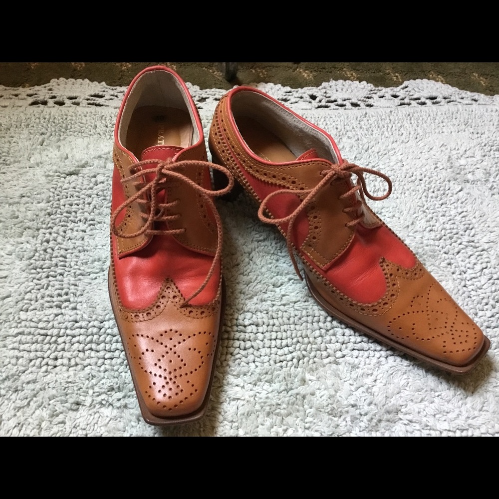 Pratesi Vero Cuoio Heeled Oxfords ❤️
